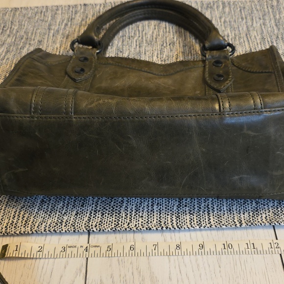 FRYE AND CO. Olive Leather Satchel - Picture 9 of 9